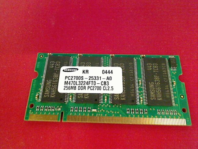 256MB DDR PC2700S Samsung SODIMM Ram Arbeitsspeicher Toshiba M30X-148