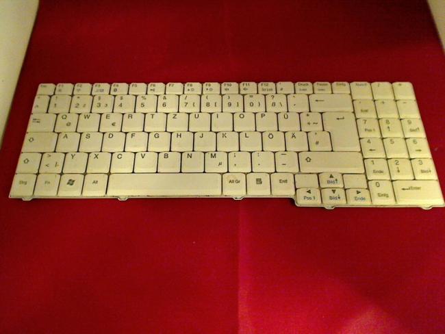 Tastatur Keyboard Deutsch PB3 WHITE Packard Bell Minos GP2W