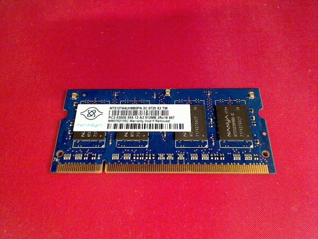 512MB DDR2 PC2-5300S SODIMM Ram Arbeitsspeicher HP G7000 G7005EG
