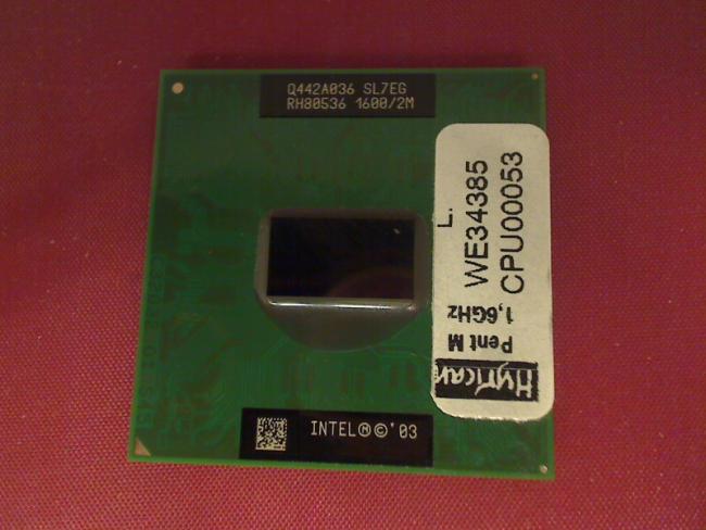 1.6 GHz Intel Pentium M SL7EG CPU Prozessor Schneider M3CW M375C