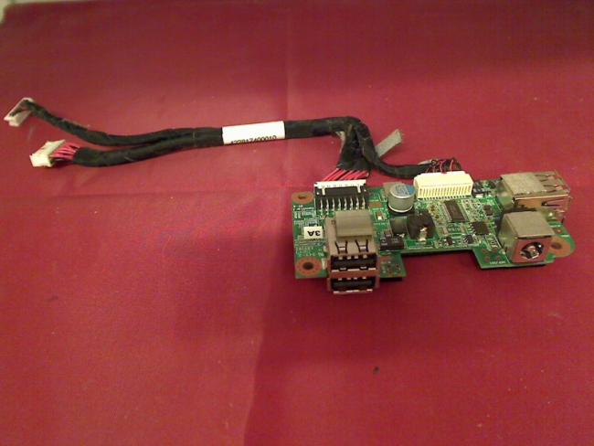 Power Strom Netzteil Netz Buchse USB Board Medion MD97470 P7610 (1) (100% OK)