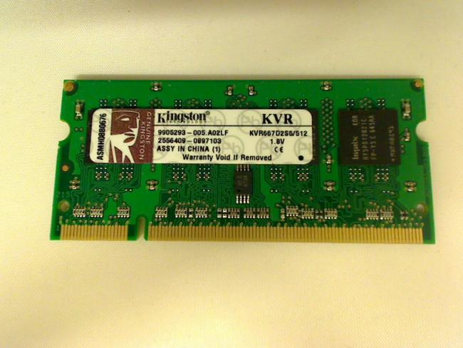 512MB KVR667D2S5/512 SODIMM DDR2 Ram Arbeitsspeicher Asus Z53J Z5325JC