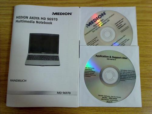 Recovery DVDs & Handbuch für Medion MD96970
