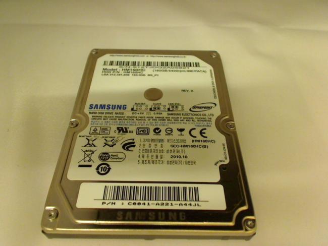 160 GB Samsung HM160HC HDD IDE 2.5" Festplatte Acer TravelMate 660 Z12