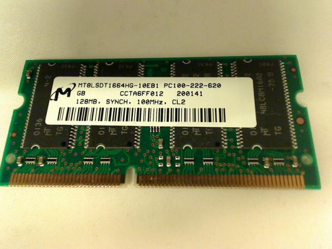128MB SDRAMM PC100 100MHz Ram Arbeitsspeicher Fujitsu LIFEBOOK E-6540