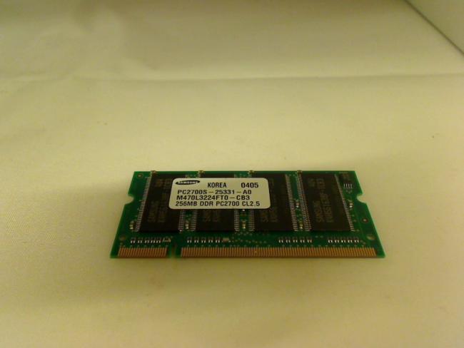256MB DDR PC2700 SODIMM Ram Arbeitsspeicher Toshiba Satellite Pro SPA40