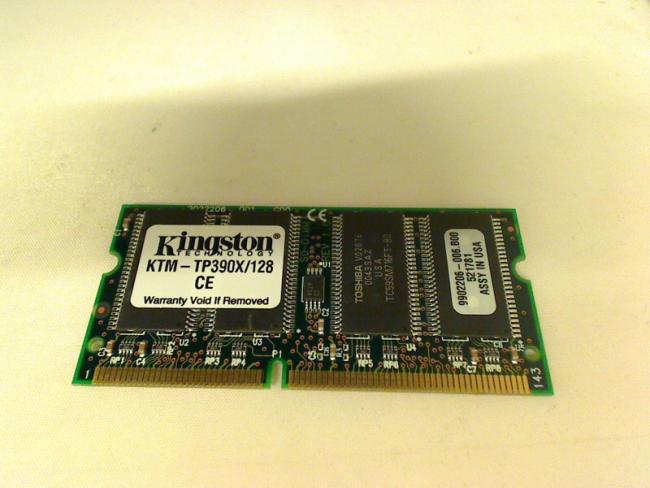 128MB Kingston KTM-TP390X/128 SSD Ram Arbeitsspeicher Sony PCG-932A