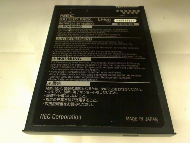 Original Akku 10.8V 4800mAh PC-VP-WP06 NEC Versa LX (Ungeprüft)