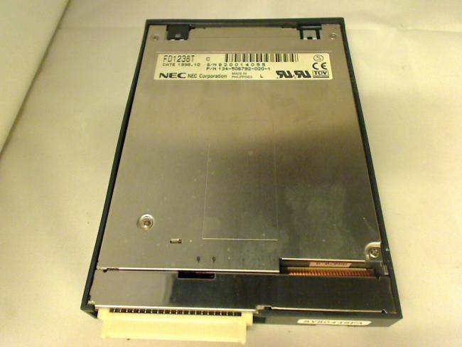 Floppy Diskettenlaufwerk FD1238T mit Einbaurahmen NEC Versa LX