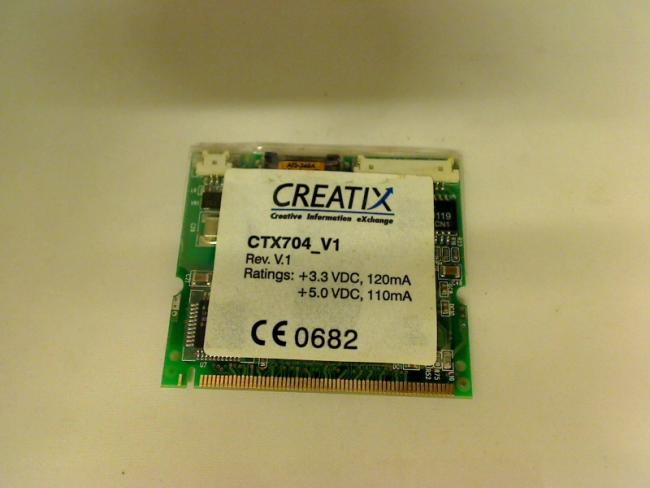 Modem Netzwerk Lan Karte Board Modul CTX704_V1 Medion MD9703