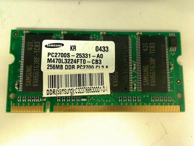 256MB DDR PC-2700S Samsung SODIMM Ram Arbeitsspeicher Memory FS Amilo L1300