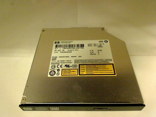 DVD Brenner GSA-T10N mit Blende & Halterung HP Compaq NX9400 NX9420