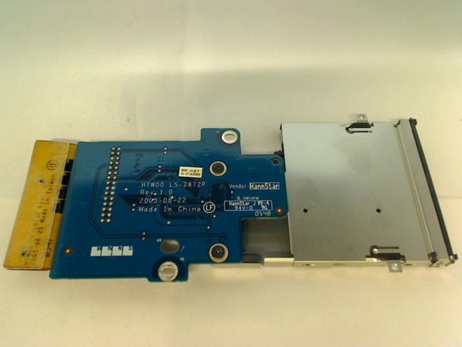 PCMCIA Card Reader LS-2872P Board Schacht Slot Toshiba Satellite M70-151