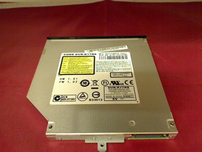 DVD Brenner IDE DVR-K17RS mit Blende & Halterung Acer 5720G 602G50Mi