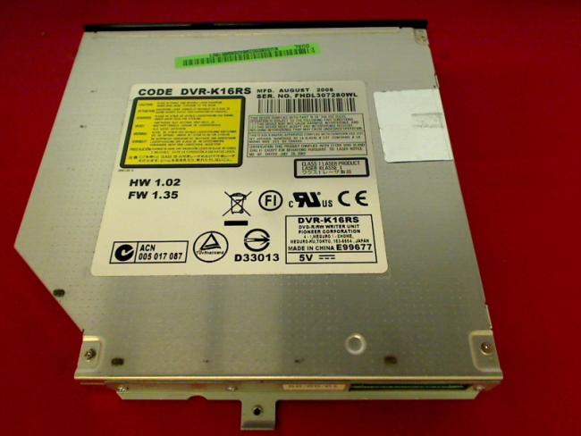 DVD Brenner IDE DVR-K16RS mit Blende & Halterung Acer Aspire 5100 (2)