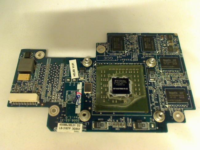 GPU Grafik Karte Board Modul Nvidia 7600 LS-3167P 3G652 Compal EL80
