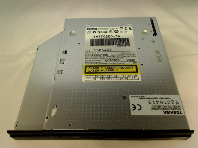 CD-Rom TEAC CD-W28E mit Blende Toshiba SP6100 PS610E