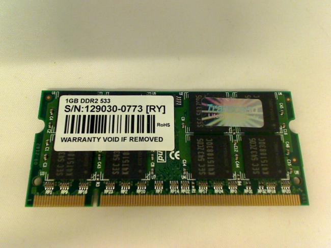 1GB DDR2 533Transcend SODIMM Ram Memory Arbeitsspeicher Acer Aspire 3050 3053WXM