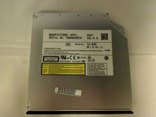 DVD Brenner UJ-850 IDE mit Blende & Halterung Targa Traveller 826T MT32