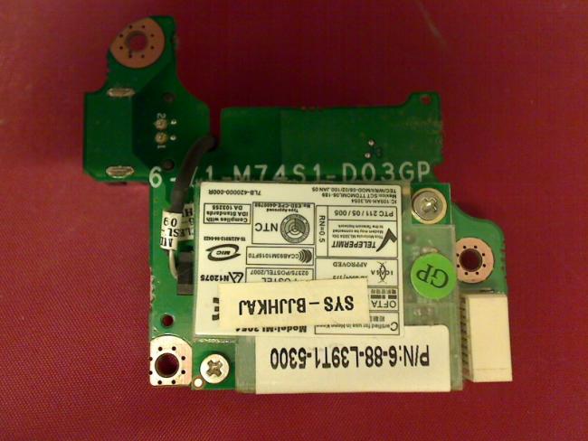 Fax Modem Board Modul Platine Karte CLEVO Nexoc Model M746SU