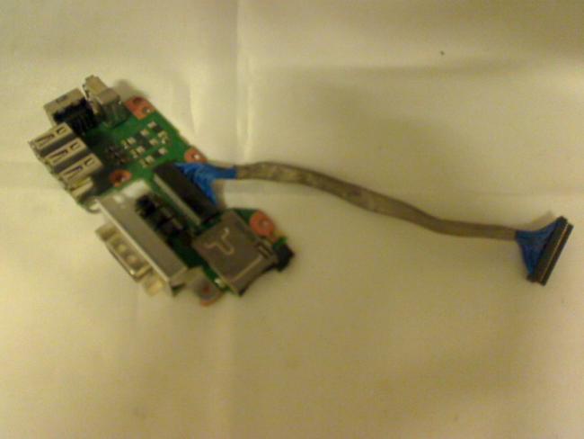 USB Port Buchse Board Kabel Cable Siemens Lifebook E8210