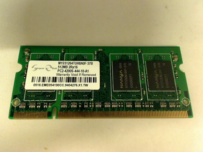 512MB DDR2 PC2-4200S SODIMM Ram Arbeitsspeicher GERICOM Phantom 1460e