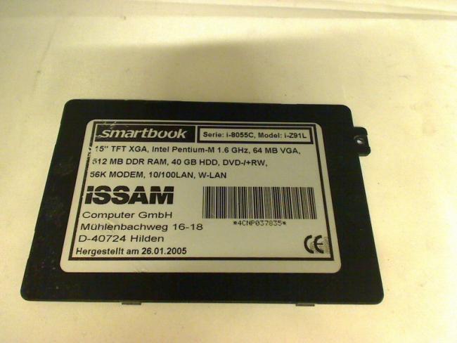 HDD Festplatten Gehäuse Abdeckung Blende Deckel Asus A3000 i-8055C i-Z91L