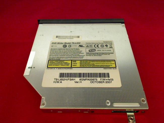 DVD Brenner TS-L632 mit Blende & Halterung Fujitsu Amilo Pi 2550