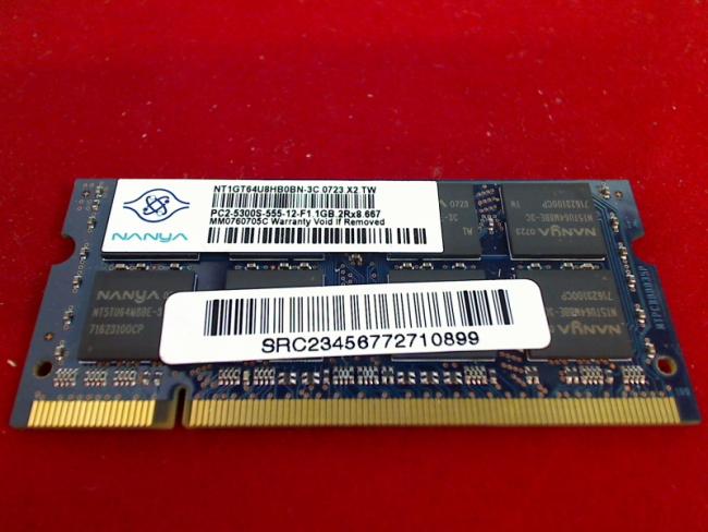 1GB DDR2 PC2-5300S NANYA SDRAM Arbeitsspeicher Fujitsu Amilo Pi2530