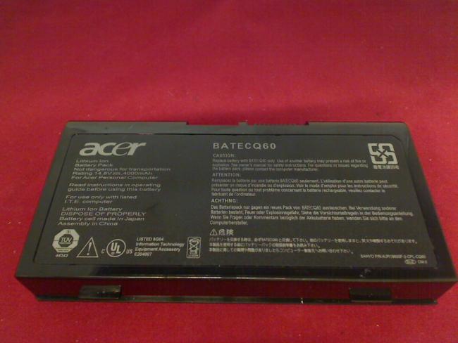 Akku 14.8V 4000mAh BATECQ60 Acer Aspire 1800 (2)