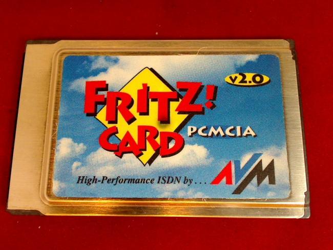 PCMCIA Fritz Card V2.0 ISDN Karte Card aus Acer Aspire 1800 CQ60