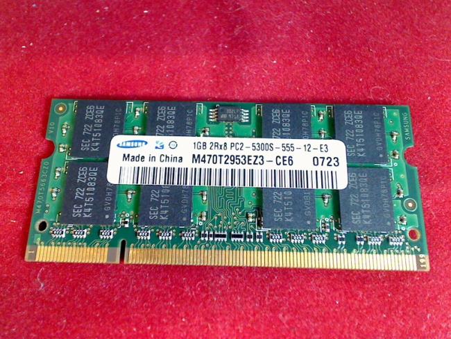 1GB DDR2 PC2-5300S Samsung Ram Arbeitsspeicher Medion MD96545 WIM 2140
