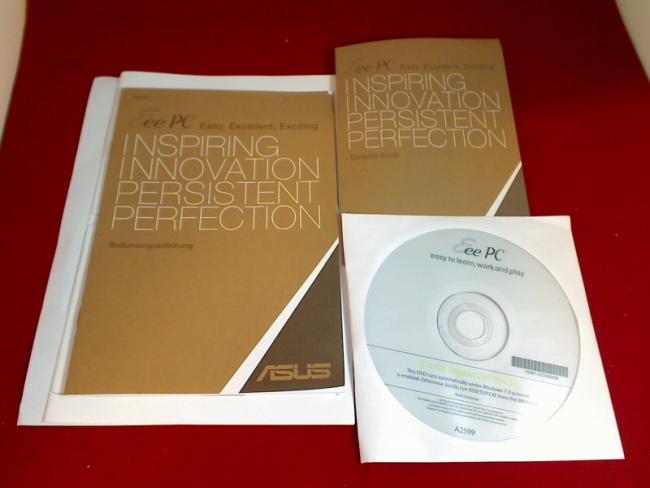 Bedienungsanleitung & DVD easy to learn, work and play ASUS EEE PC X101CH