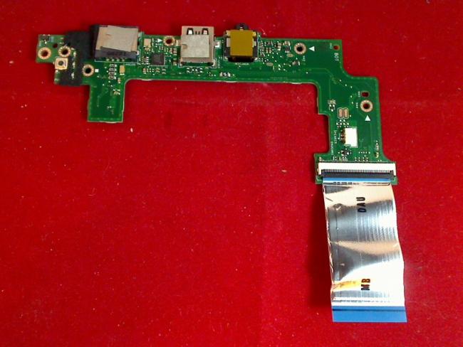 USB Port Lan Audio Power Switch Board Kabel Cable ASUS EEE PC X101CH (Neu)
