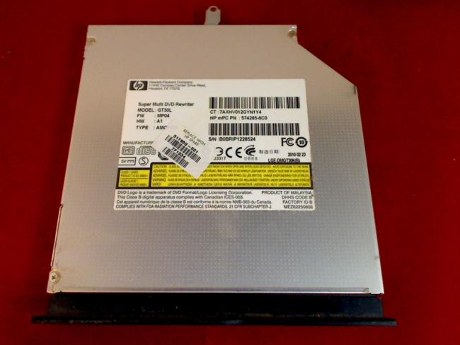 DVD Brenner SATA GT30L mit Blende & Halterung HP Compaq CQ61 - 412EZ