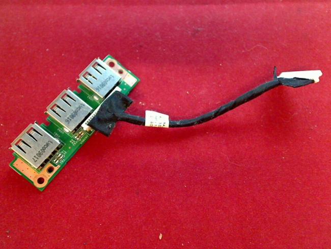 USB Port Buchse Board Platine Modul Kabel Cable Acer TravelMate 5720