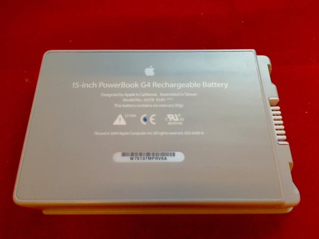 Akku 10.8V A1078 Apple PowerBook G4 A1046