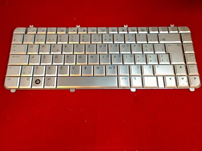 Original Tastatur Keyboard SWS 488590-111 Swiss Silver HP dv5 - 1124ez