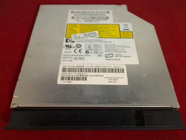 DVD Brenner SATA AD-7561S mit Blende & Halterung HP Compaq 6830s (1)
