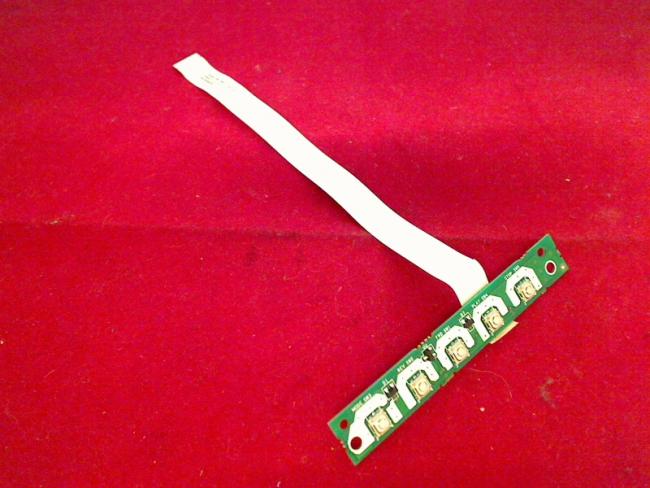 Multimedia Switch Schalter Board Kabel Cable Toshiba P10-824