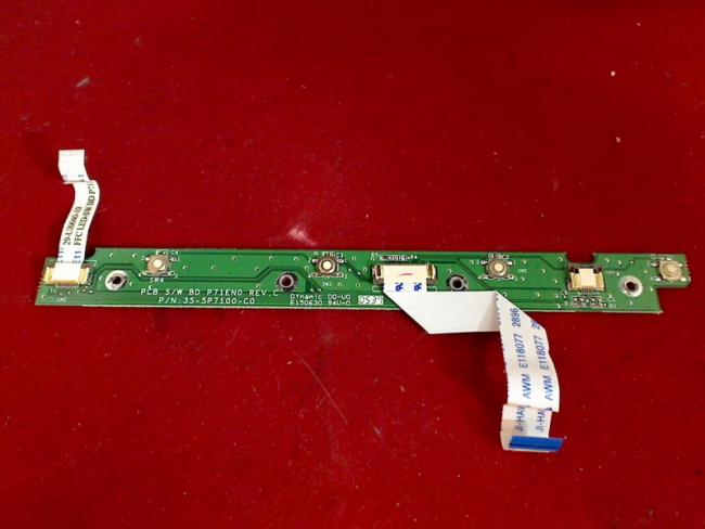 Media Switch Schalter Tasten Board Kabel Cable Fujitsu Amilo M3438G -1