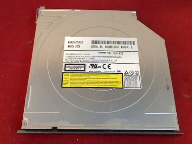 DVD Brenner IDE UJ-832 mit Blende & Halterung Sony PCG-6J1M