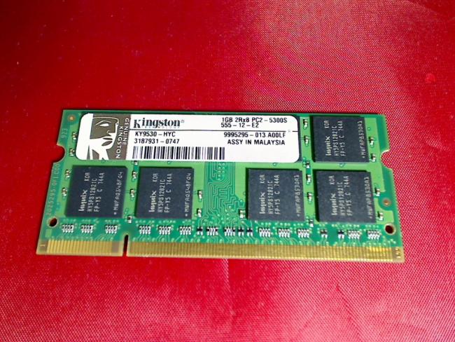 1GB Kingston DDR2 PC2-5300S SODIMM Ram Arbeitsspeicher Dell 1520 PP22L