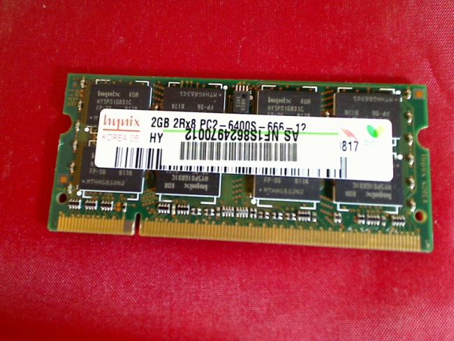 2GB DDR2 PC2-6400S Hynix SODIMM Ram Arbeitsspeicher Asus M51V