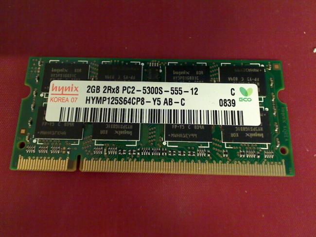 2GB DDR2 PC2-5300S Hynix SODIMM Ram Arbeitsspeicher Acer Extensa 5630 MS2231