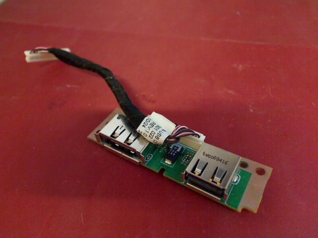 USB eSATA Port Buchse Board Platine Kabel Cable Acer Extensa 5630 MS2231