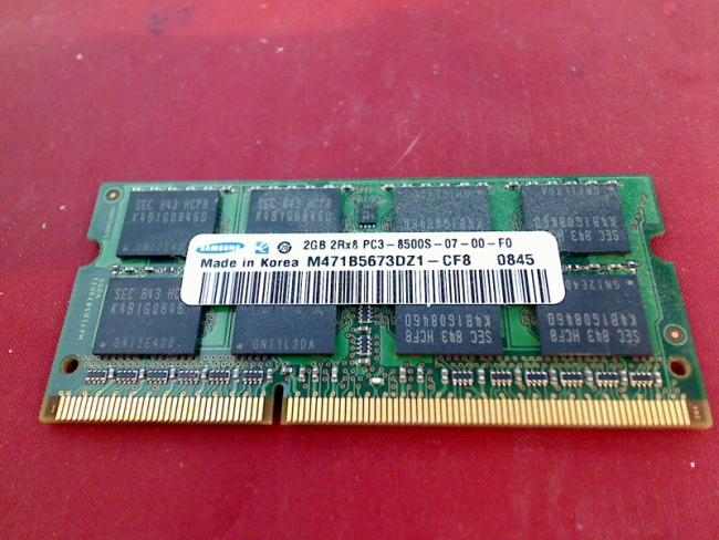 2GB DDR3 PC3-8500S SODIMM Ram Arbeitsspeicher Samsung Lenovo T500 2055-7LG