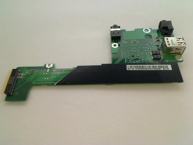 USB Port Power Strom Netz Buchse Audio Board Platine Samsung X50 NP-X50