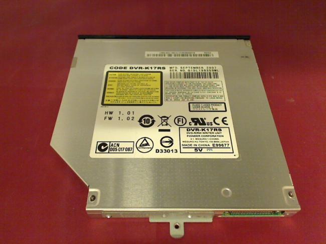 DVD Brenner IDE DVR-K17RS mit Blende & Halterung Acer 7520 - 6A2G32Mi