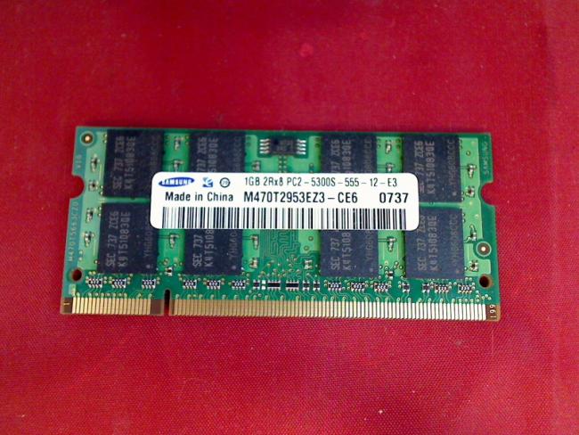 1GB PC2-5300S Samsung Ram Arbeitsspeicher Acer 7520 - 6A2G32Mi